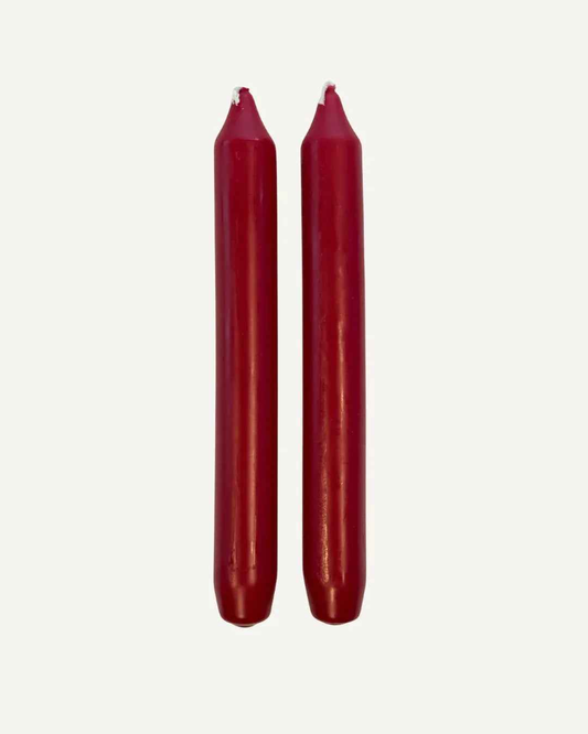 Table Candles - Bordeaux (Set of 2)
