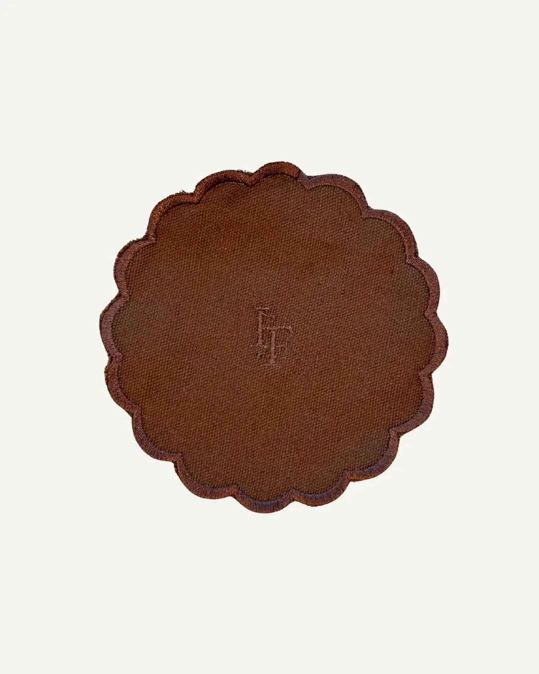 Fabric Coaster - Dark Brown