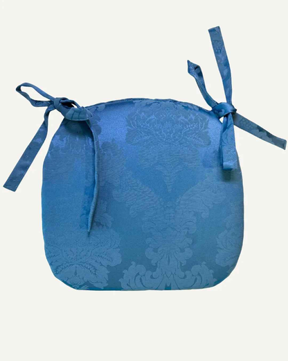 Chair Cushion - Print Blue