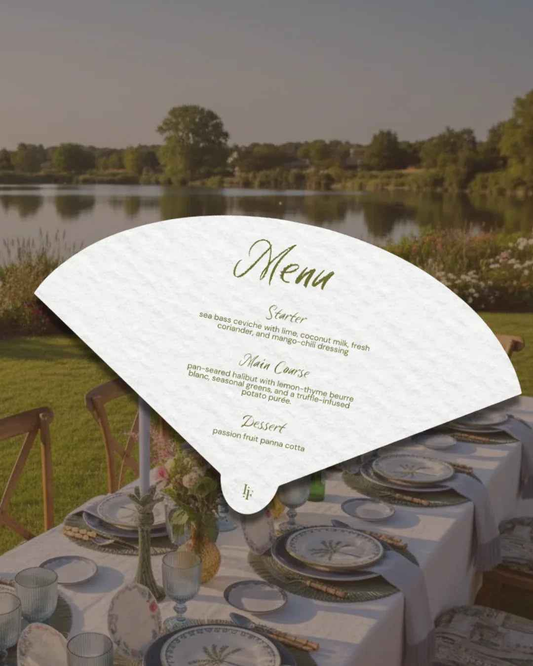 Personalised Menu - Fan